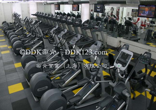 健身房運(yùn)動(dòng)地板,健身房塑膠運(yùn)動(dòng)地板,塑膠地板,健身房地板,DDK運(yùn)動(dòng)地板